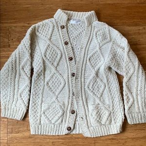 Sisandina Handicrafts 100% wool sweater cardigan
